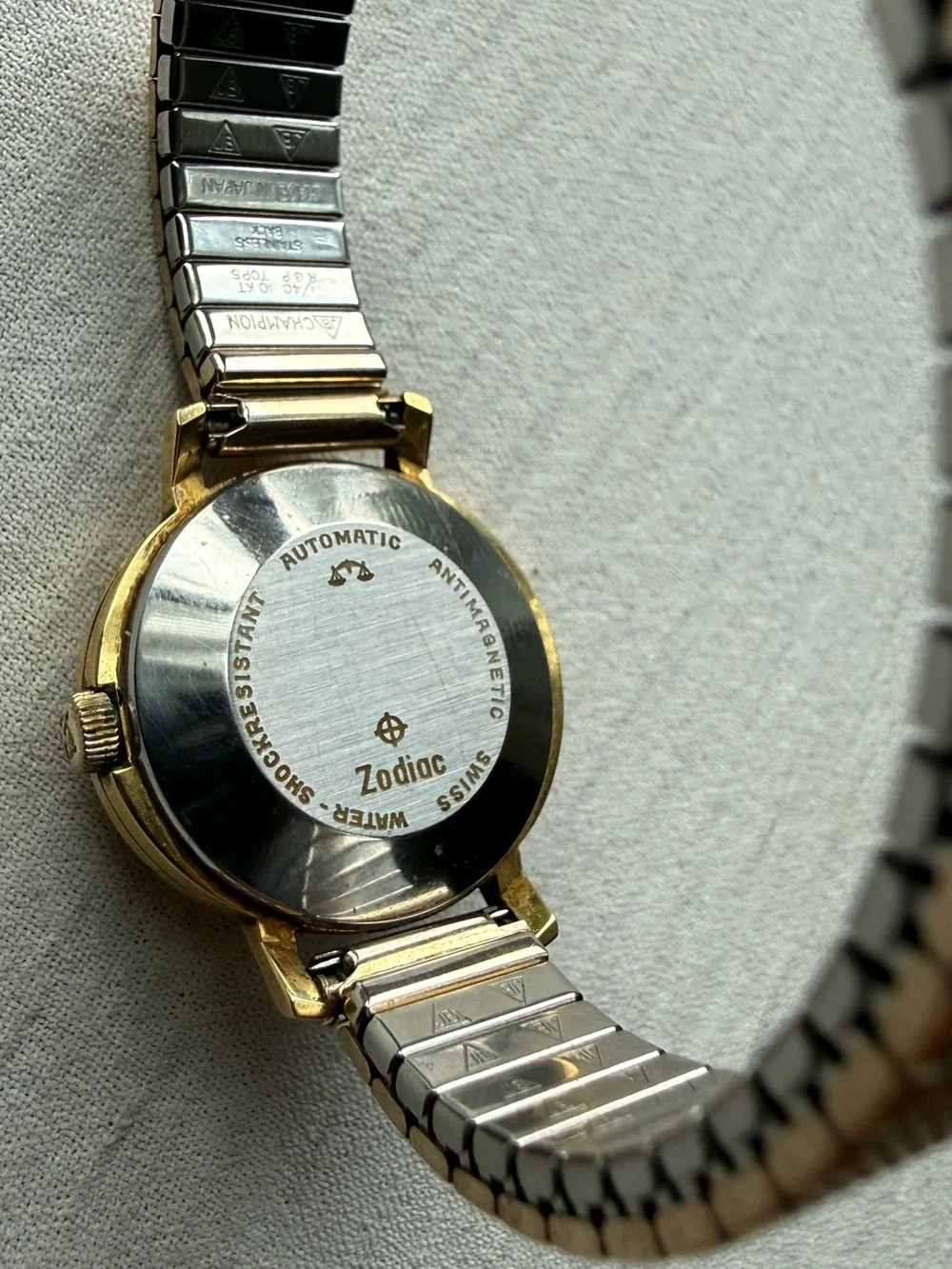 Vintage 1960s Zodiac Senator Automatic Ladies 26.5mm Watch - Nearly NOS!